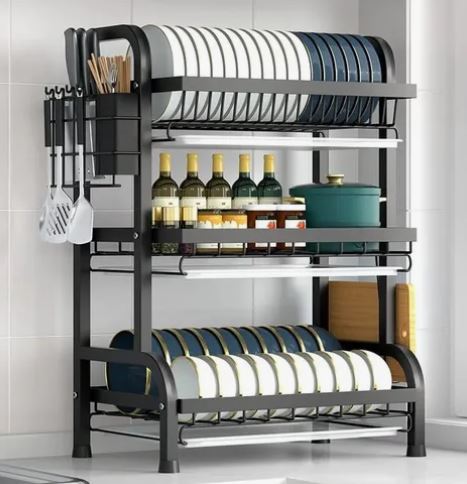 Miniatura 2 de ESCURRIDOR PLATOS 3 NIVELES METAL